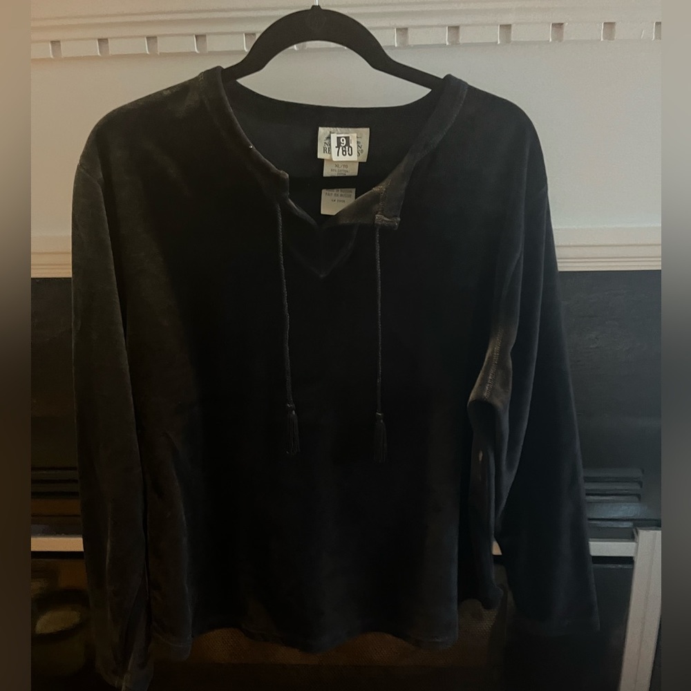 Women, Top, Northern Reflections, size XL, Black